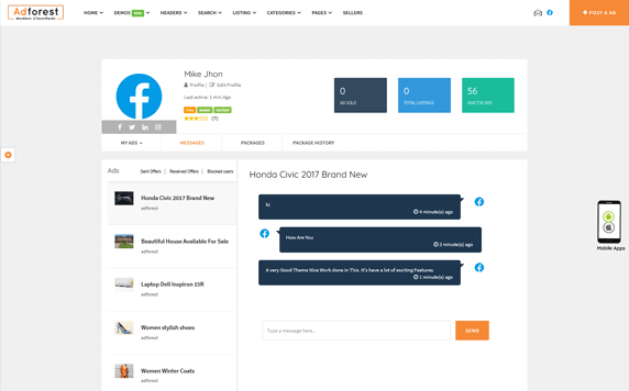 adforest messaging